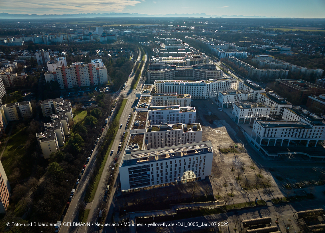 07.01.2023 - Umgebung in Neuperlach